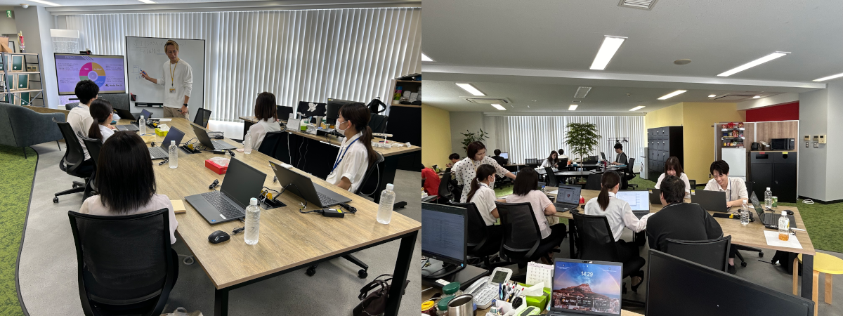 2024年9月10日メディアファイブ株式会社で開催された1day仕事体験の様子(東京オフィス)