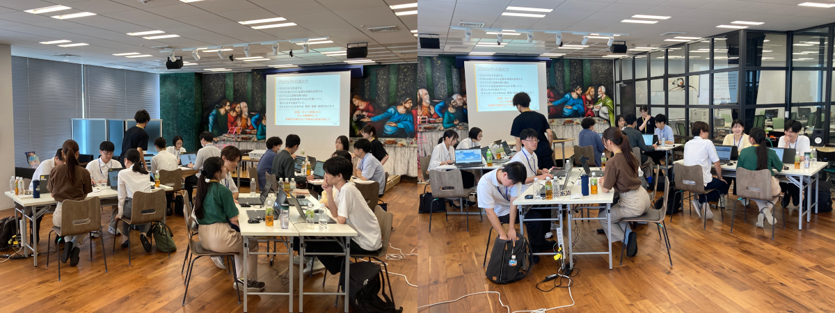 2024年9月12日メディアファイブ株式会社で開催された1day仕事体験の様子(福岡オフィス)