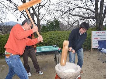 餅つき