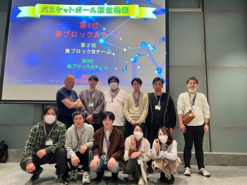 バスケットボールの優勝メンバー