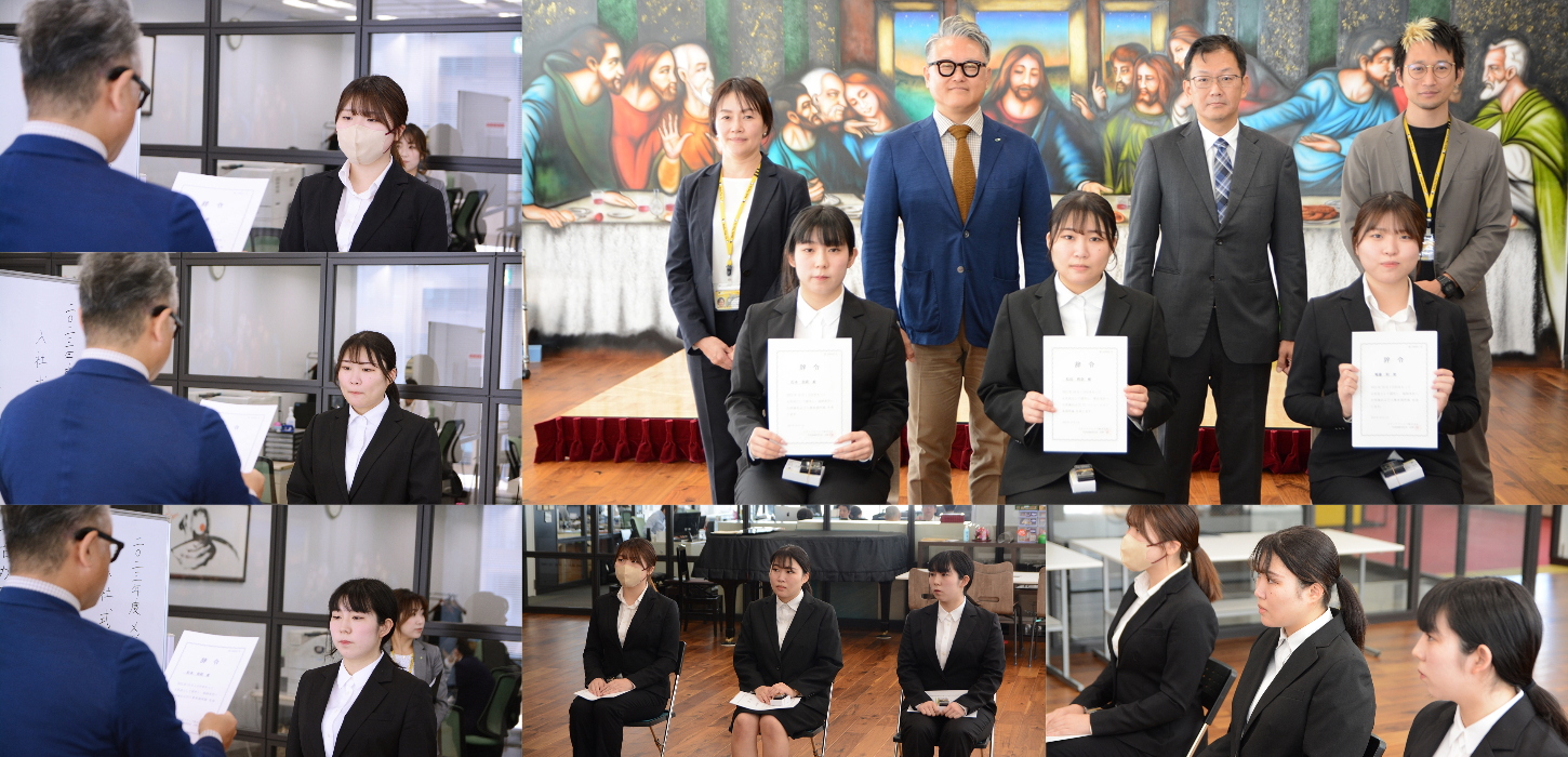 【23卒】新卒学生の入社式を行いました【福岡オフィス】