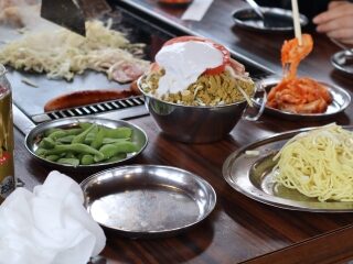 焼きそばなどの材料